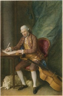 Karl Friedrich Abel (1723-1787), German Composer, Portrait by Thomas Gainsborough