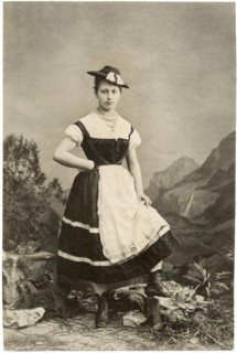 Italian Country Girl, Circa 1890