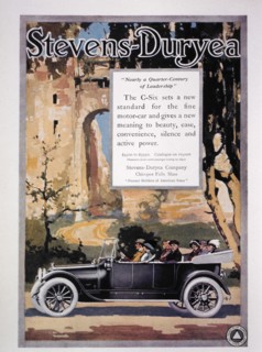 Stevens-Duryea Company Advertisement for C-Six Motor-Car, 1913