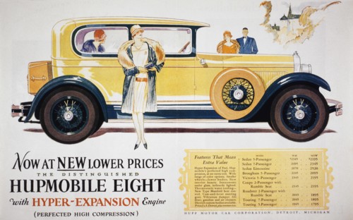 Advertisement for Hupp Motor Car  Company, 1927