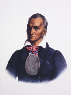 Red Jacket, Seneca Orator and Chief of the Wolf Clan, Lithograph from an 1828 Painting by Charles Bird King