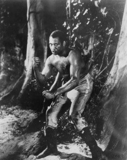 Paul Robeson, on-set of the Film “The Emperor Jones”, 1933