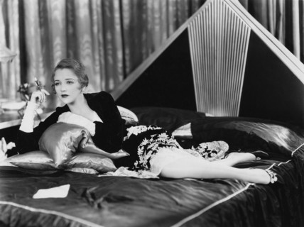 Bebe Daniels, on-set of the Film “My Past”, 1931
