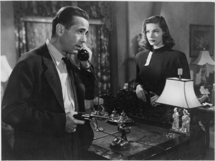Humphrey Bogart, Lauren Bacall, on-set of the Film “The Big Sleep, 1946