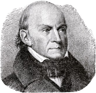John Quincy Adams (1767-1848), 6th President of the United States, Engraving, 1889