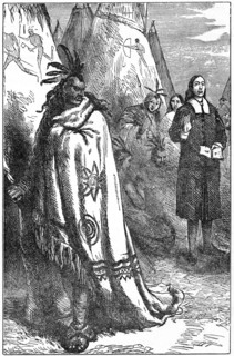 “Missionary Preaching to the Sioux”, Book Illustration from “Indian Horrors or Massacres of the Red Men”, by Henry Davenport Northrop, 1891