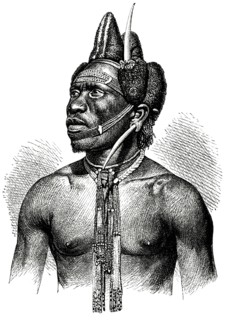 Pondo Warrior, Africa, Illustration, 1885