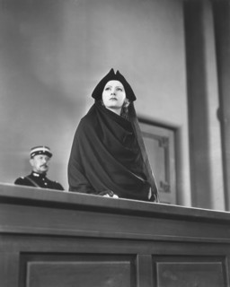 Greta Garbo on-set of the Silent Film, "The Kiss", 1929