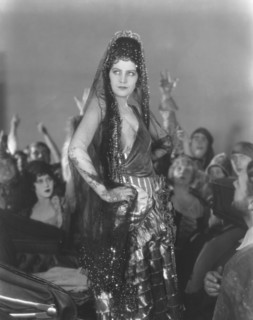 Greta Garbo on-set of the Silent Film, "The Torrent", 1926