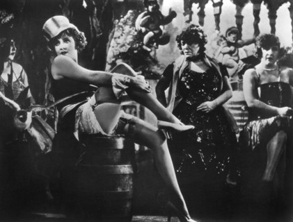 Marlene Dietrich, on-set of the Film, "The Blue Angel (Der blau Engel)", 1930