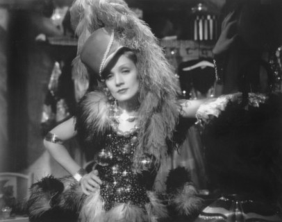 Marlene Dietrich, on-set of the Film, "Blonde Venus", 1932