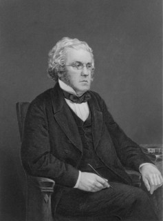 William Makepeace Thackeray (1811-63), English Novelist, Portrait, Engraving, 1872