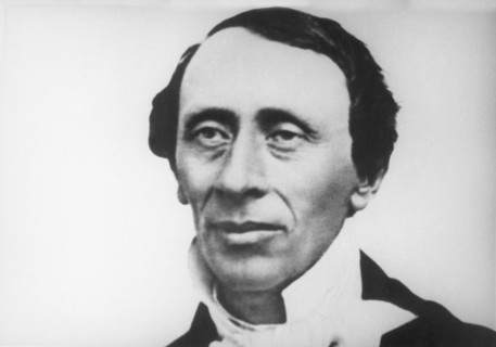 Hans Christian Andersen (1805-75), Danish Writer, Portrait, 1860