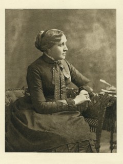 Louisa May Alcott (1832-88), American Novelist, Portrait, 1880's