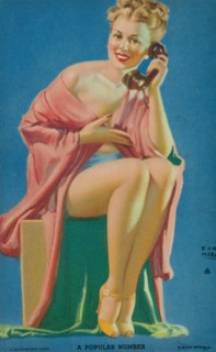 "A Popular Number", Mutoscope Card, 1940s