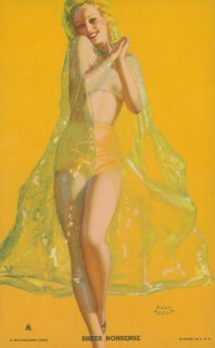 "Sheer Nonsense", Mutoscope Card, 1940s