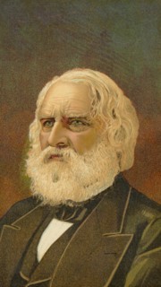 Henry Wadsworth Longfellow (1807-82), American Poet and Educator, Portrait, circa 1882