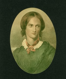 Charlotte Bronte (1816-55), English Novelist and Poet, Portrait, Engraving