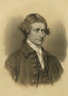 Edmund Burke (1729-97), Irish Statesman, Author and Political Theorist, Portrait, Engraving after Painting by G. Romney, 1870's