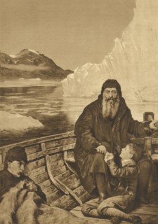 Last Voyage of Henry Hudson, Illustration from Painting by John Collier