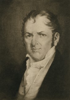Eli Whitney (1765-1825), American Inventor Best Known for Inventing the Cotton Gin, Portrait, Engraving