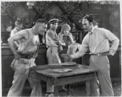 Lon Chaney, Sôjin Kamiyama, on-set of the Silent Film, “The Road to Mandalay”, 1926