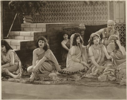 Slave Girls, Marriage Market Scene during Ancient Babylonian Story as part of the Silent Film, "Intolerance", by D.W. Griffith, 1916