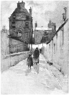 Philosopher Adam Smith's House, Panmure Close, 129 Canongate, Edinburgh, Scotland, Harper's New Monthly Magazine, Illustration, March 1891
