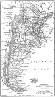 Map, Argentine Republic, Harper's New Monthly Magazine, Illustration, 1891