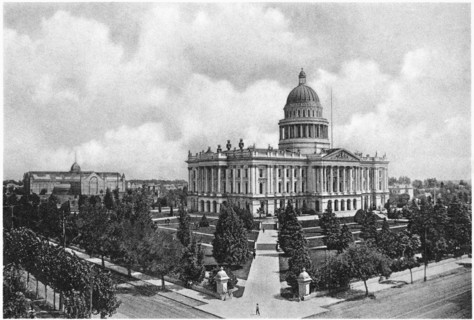 State Capitol Building, Sacramento, California, USA, Photogravure, Denison News Co., 1903