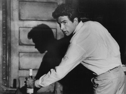 Warren Beatty, on-set of the Film, "All Fall Down", MGM, 1962