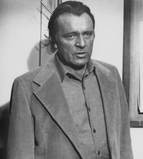 Richard Burton, on-set of the Film, "The Klansman", Paramount Pictures, 1974