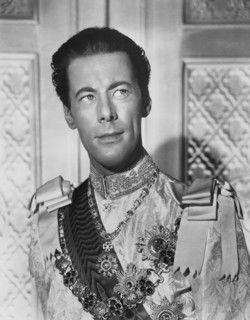 Rex Harrison, on-set of the Film, "Anna and the King of Siam", 20th Century Fox, 1946