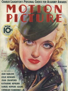Bette Davis, Cover of Motion Picture Magazine, May 1935