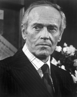 Henry Fonda, on-set of the Film, "Rollercoaster", Universal Pictures, 1977