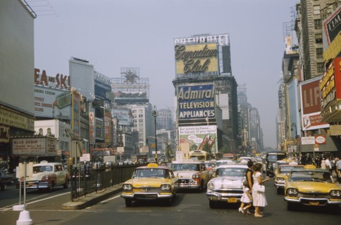 Street Scene, Times Square, New York City, New York, USA, July 1961