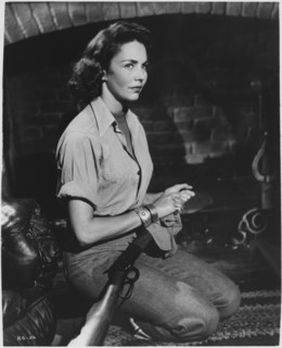 Jennifer Jones, on-set of the Film, "Ruby Gentry", 20th Century-Fox, 1952