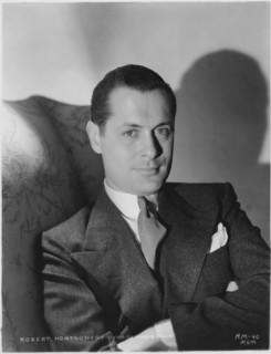 Actor Robert Montgomery, Publicity Portrait for the Film, "The First Hundred Years", MGM, 1938
