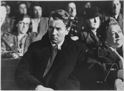 Michael Redgrave, on-set of the Film, "Thunder Rock", 1942