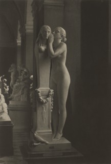 First Secret Entrusted to Venus, Premier secret confié à Vénus, Photogravure Print from the Original Sculpture by Francois Jouffroy, The Masterpieces of French Art by Louis Viardot, Published by Gravu...