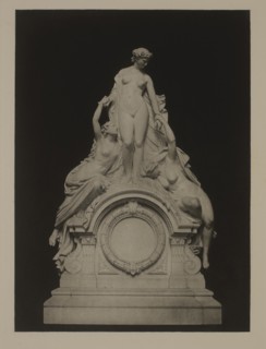 The Hours, Les Heures, Photogravure Print from the Original Sculpture over Clock at Palais de la Bourse, Lyon, France,  by Jean-Marie Bonnassieux, The Masterpieces of French Art by Louis Viardot, Publ...