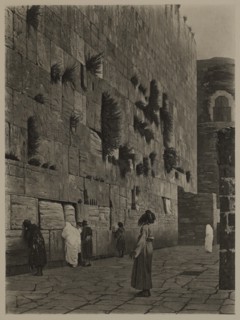 The Wall of Solomon, Photogravure Print from the Original Painting by  Jean-Leon Gerome, The Masterpieces of French Art by Louis Viardot, Published by Gravure Goupil et Cie, Paris, 1882, Gebbie & Co.,...