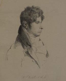 William Westall A.R.A., Etching by William Daniel from Original Portrait by George Dance, 1854