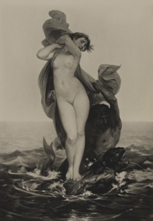 Abduction of Amymone, Photogravure, Print from the Original Painting by Felix-Henri Giacomotti, The Masterpieces of French Art by Louis Viardot, Published by Gravure Goupil et Cie, Paris, 1882, Gebbie...