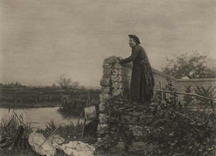 A Good Point of View, Photogravure Print from the Original Painting by Vincent Chevilliard, The Masterpieces of French Art by Louis Viardot, Published by Gravure Goupil et Cie, Paris, 1882, Gebbie & C...
