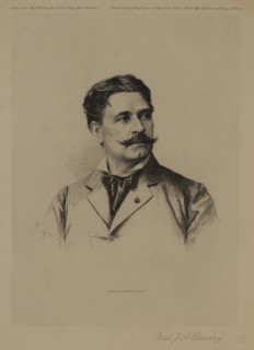 Paul-Jacques-Aimé Baudry, French Painter, Portrait Drawn and Etched by Paul Adolphe Rajon, 1883