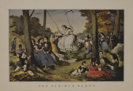 The Pic-Nic Party, Currier & Ives, 1858