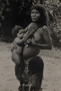 Yagua Mother Nursing her Child, Yanamono, Peru, 1974