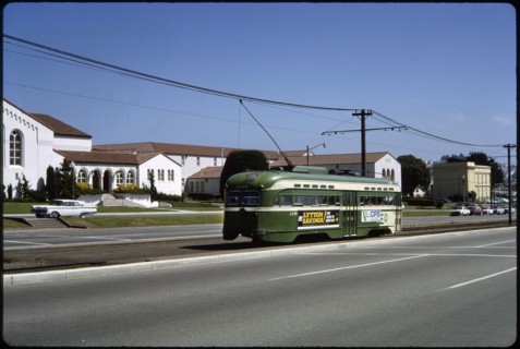 Cable Car, Junipero Serra Boulevard, San Francisco, California, USA, 1963