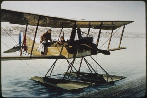 Cargo Floatplane on Water